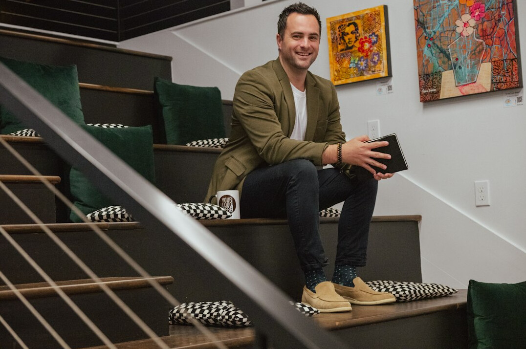 Portrait of a Croatian man in his thirties, studio founder