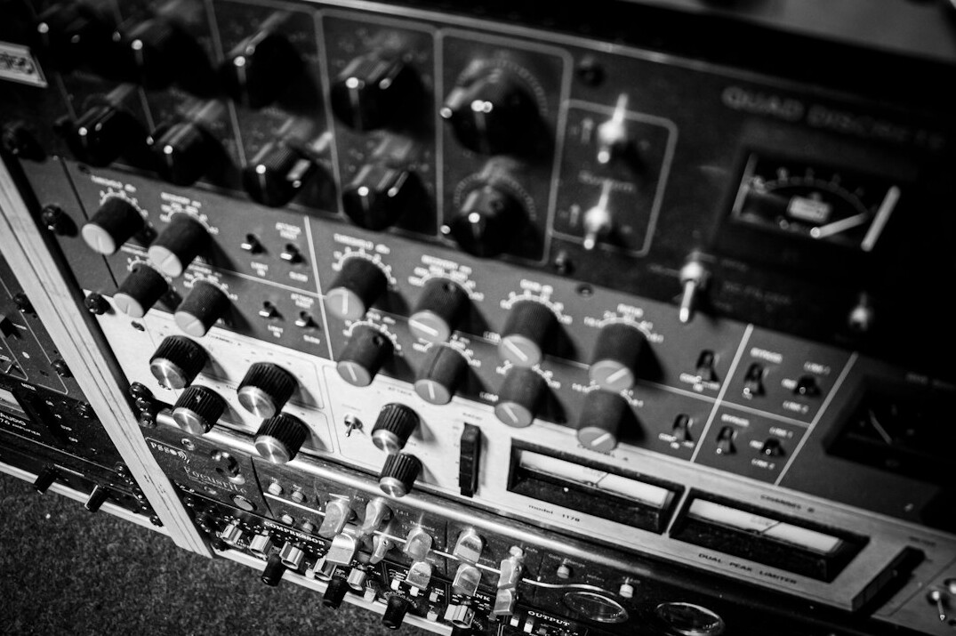 audio interface close up