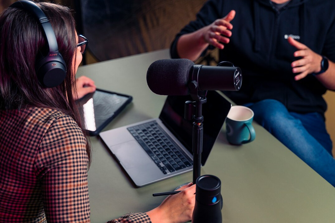 podcast team discussing