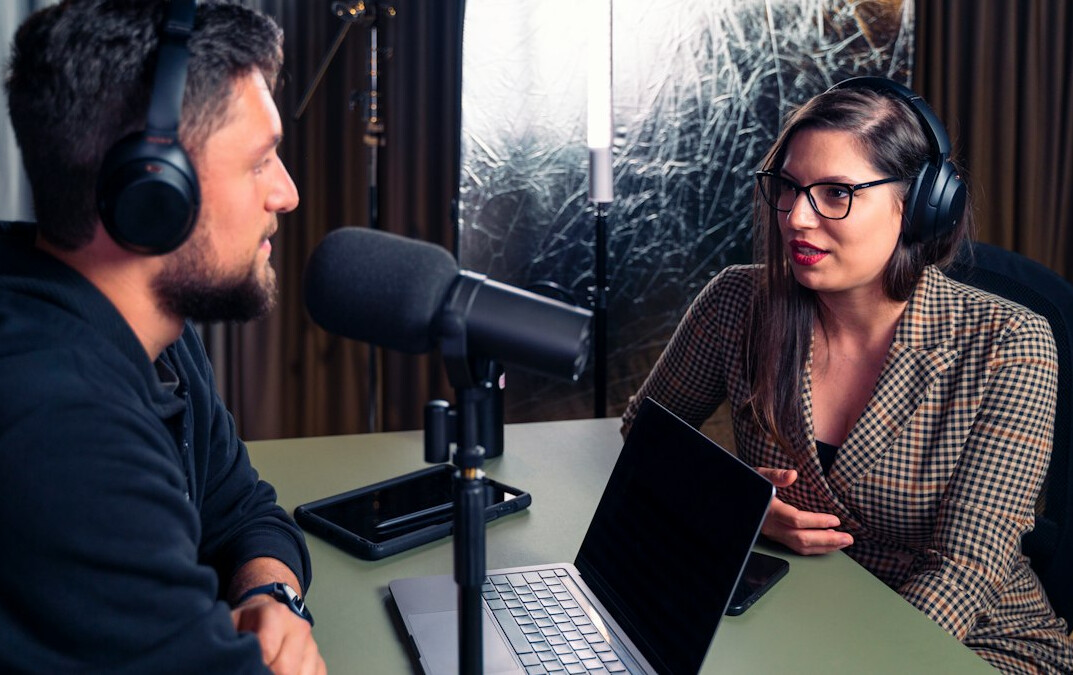 podcast guests sharing stories